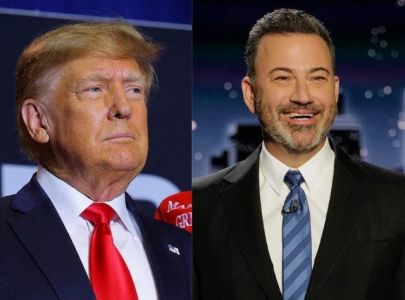 jimmy kimmel roasts trump s garbage truck stunt it really brings out the orange in his face