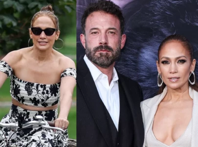 jennifer lopez spotted smiling on hamptons bike ride amidst ben affleck marital rumours