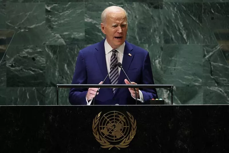 us president joe biden addresses the 78th session of the un general assembly in new york city us september 19 2023 photo reuters us president joe biden addresses the 78th session of the un general assembly in new york city us september 19 2023 photo reuters