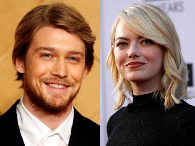 Joe Alwyn reveals in an exclusive cast video that he cut Emma Stone’s hair on the set of “Kinds of Kindness”