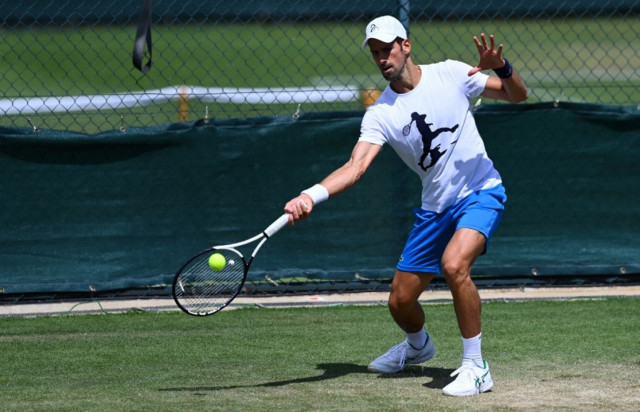 djokovic brings curtain up on wimbledon djokovic brings curtain up on wimbledon
