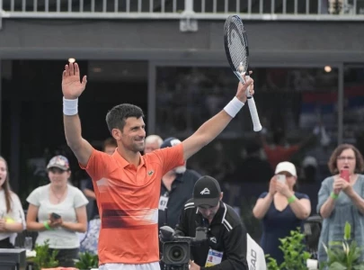 djokovic gets the welcome he wished for