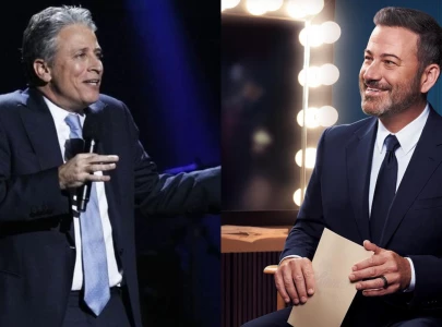 jon stewart surprises jimmy kimmel s kids in carpool segment