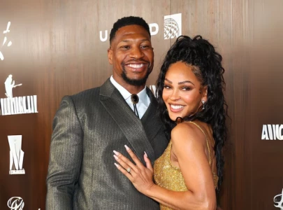 jonathan majors and meagan good announce engagement at ebony power 100 gala