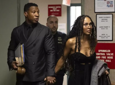 jonathan majors and meagan good make first major red carpet appearance since april sentencing jonathan majors and meagan good make first major red carpet appearance since april sentencing