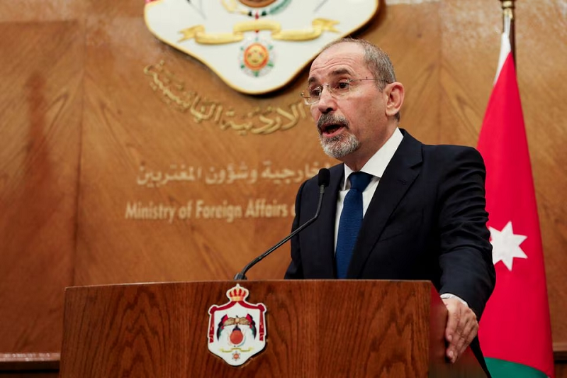 jordan s foreign minister ayman safadi attends a joint press conference in amman jordan july 27 2023 photo reuters