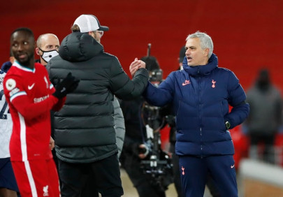 mourinho takes aim at klopp   and guardiola   after liverpool loss mourinho takes aim at klopp   and guardiola   after liverpool loss