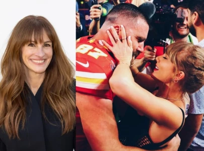 julia roberts sparks controversy over touchy interaction with travis kelce at taylor swift show