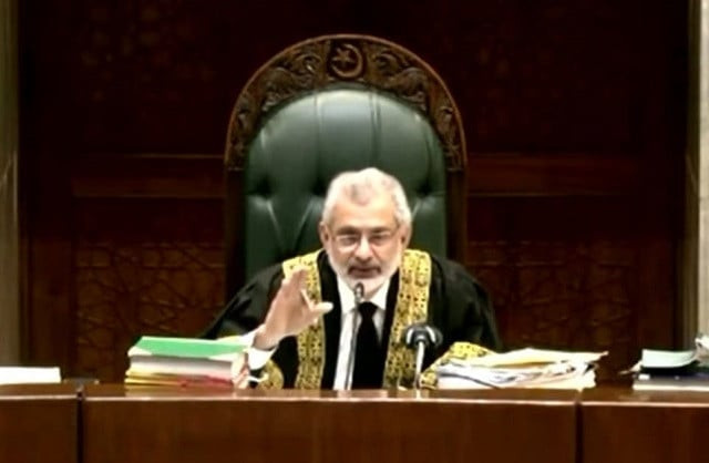 chief justice of pakistan qazi faez isa photo express file chief justice of pakistan qazi faez isa photo express file