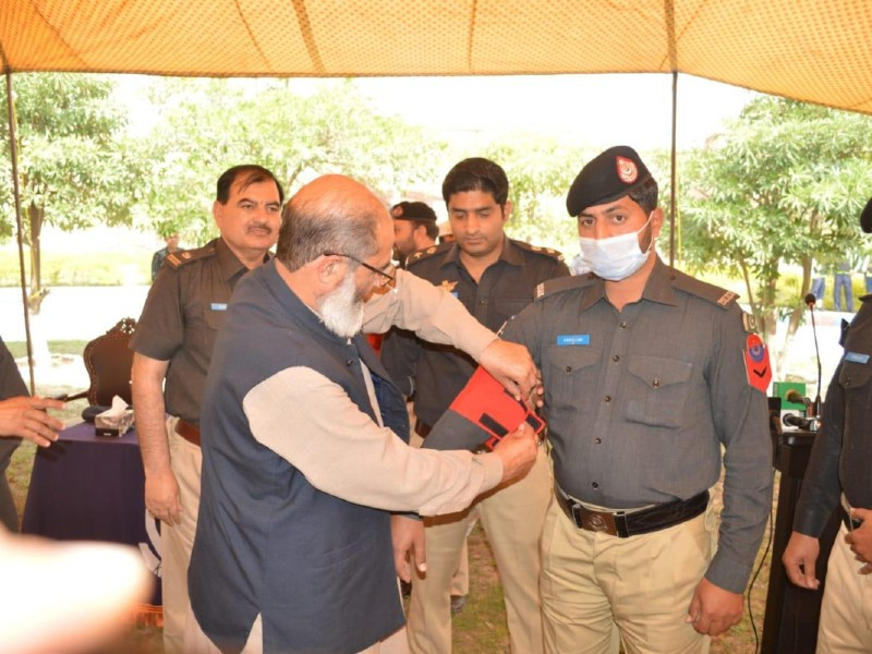 in a first well educated police guides deputed in k p