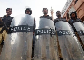 half of peshawar s cops guarding vips