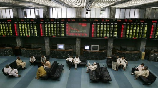 market watch kse 100 ends marginally down amid sell off