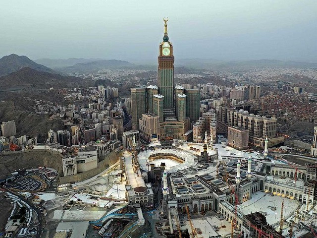 a view of the holy ka aba photo afp