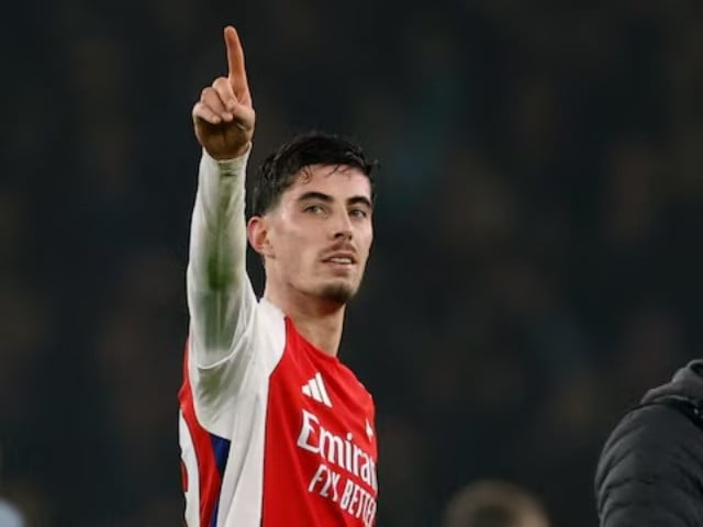 arsenal s kai havertz reacts after the premier league match between arsenal vs ipswich town at emirates stadium london on december 27 2024 photo reuters