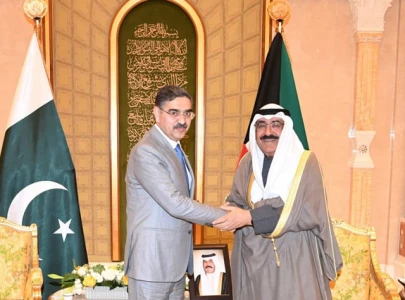 pm kakar kuwait s crown prince agree to deepen bilateral ties