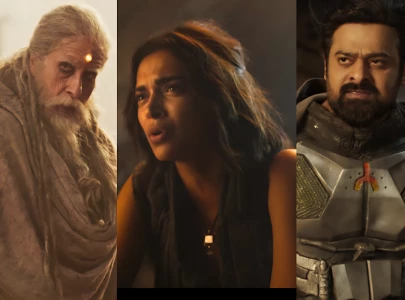 deepika prabhas amitabh shine in vfx heavy trailer of kalki 2898 ad