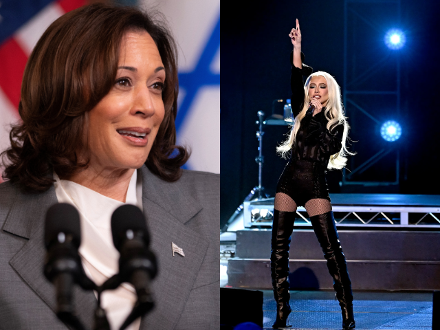 christina aguilera stuns in amina muaddi thigh high boots at kamala harris rally in las vegas christina aguilera stuns in amina muaddi thigh high boots at kamala harris rally in las vegas