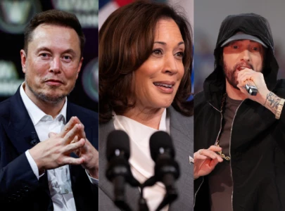 elon musk criticizes eminem s support for kamala harris calls rapper a diddy party participant