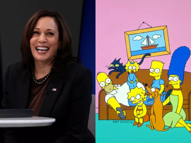 vice president kamala harris makes surprise appearance at the simpsons panel at sdcc 2024 vice president kamala harris makes surprise appearance at the simpsons panel at sdcc 2024