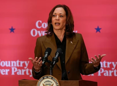 kamala harris declares clean bill of health as race with trump intensifies kamala harris declares clean bill of health as race with trump intensifies