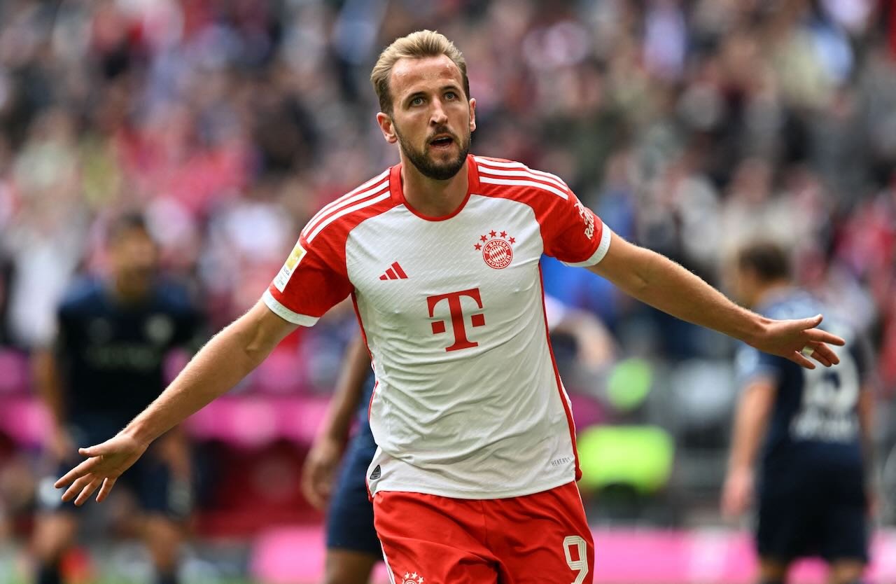 we ll never give up says kane after bayern beat leipzig