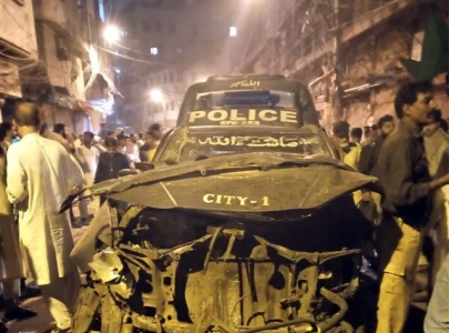 cop held over involvement in kharadar bomb blast