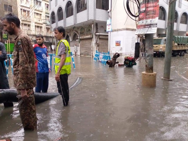 as much as 162 5mm of rain was recorded in karachi on friday with the highest being recorded as 68 5mm at paf base masroor photo twitter