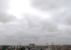 karachi weather cloudy conditions rain unlikely
