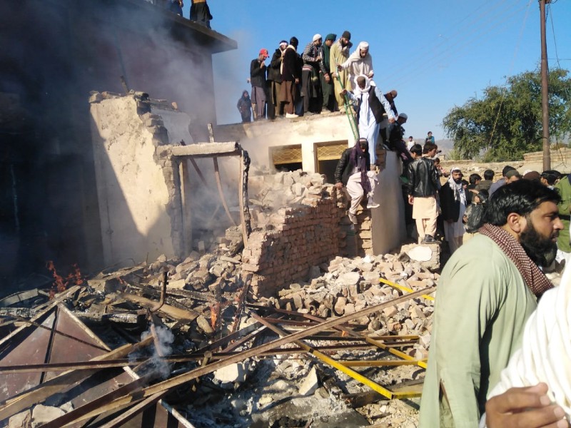 resentful local residents attacked a hindu temple in khyber pakhtunkhwa s karak district on december 30 2020 photo express