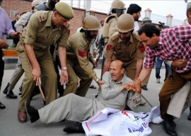 kashmiri leader released from jail for 2 hours to take oath in india