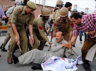 kashmiri leader released from jail for 2 hours to take oath in india kashmiri leader released from jail for 2 hours to take oath in india