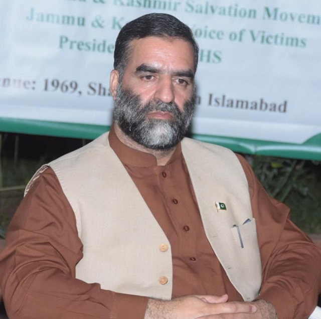 chairman jammu and kashmir salvation movement jskm altaf ahmad bhat photo express