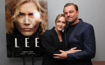 leonardo dicaprio and kate winslet reunite at la screening of lee 27 years after titanic