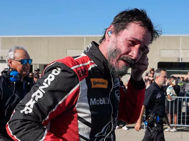 keanu reeves spins out during professional racing debut at indianapolis motor speedway keanu reeves spins out during professional racing debut at indianapolis motor speedway