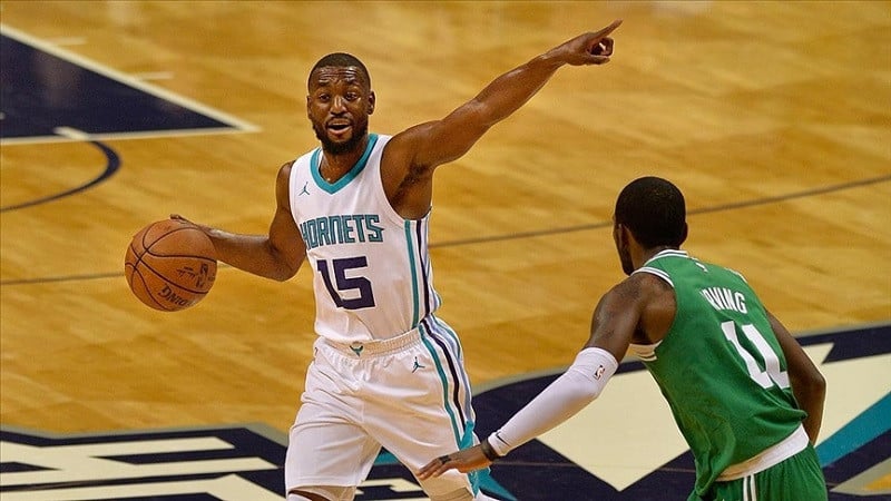 kemba walker playing for the charlotte hornets against the boston celtics photo anadolu agency