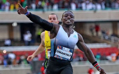 omanyala is on a sprint mission for kenya omanyala is on a sprint mission for kenya