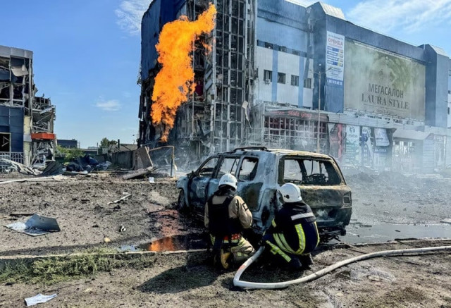 missiles hit kharkiv following ukraine s large scale drone attack on russia missiles hit kharkiv following ukraine s large scale drone attack on russia