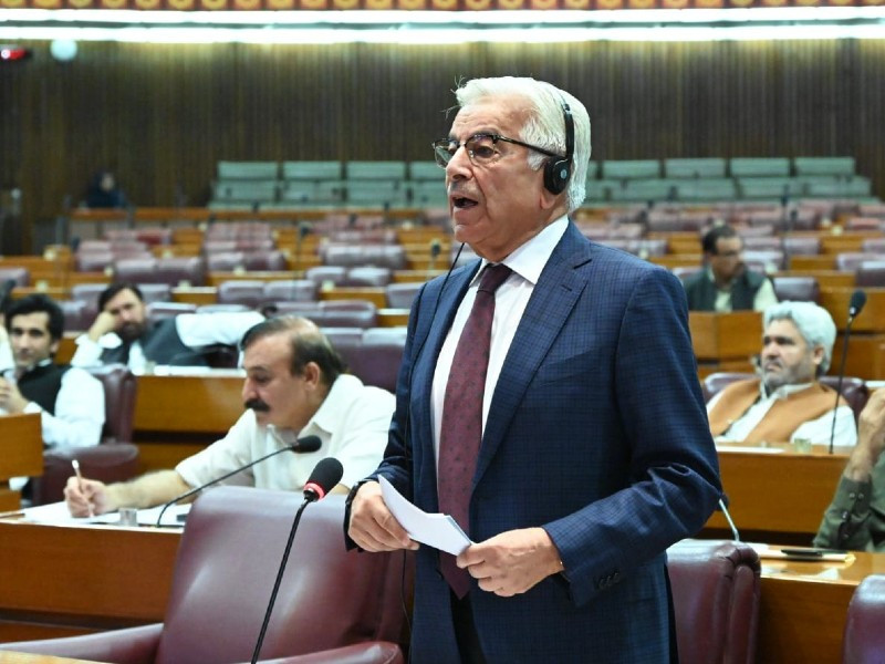defence minister khawaja asif speaking during a session of national assembly on may 13 2024 photo national assembly facebook