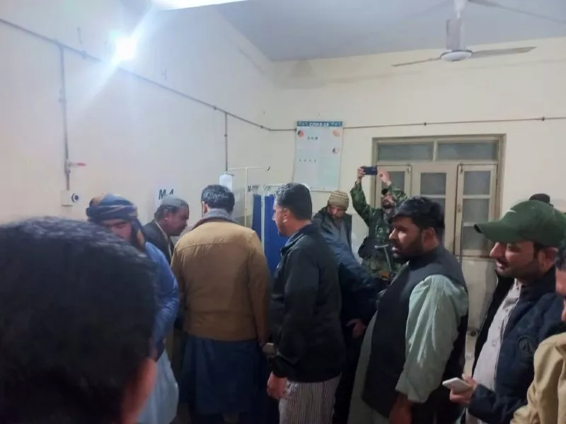 the injured were rushed to district headquarters hospital in khuzdar for medical treatment photo express the injured were rushed to district headquarters hospital in khuzdar for medical treatment photo express