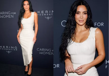 chinese dress ladies White Kim Kardashian (Kim K) Tight Long Sleeves Knee Length Dress Scoo   Hoprom