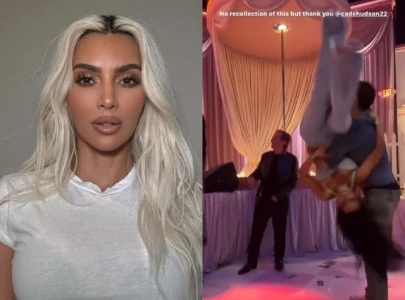 kim kardashian doesn t remember being flipped upside down at khlo s birthday bash
