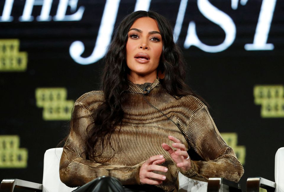 television personality kim kardashian attends a panel for the documentary kim kardashian west the justice project during the winter tca television critics association press tour in pasadena california us photo reuters