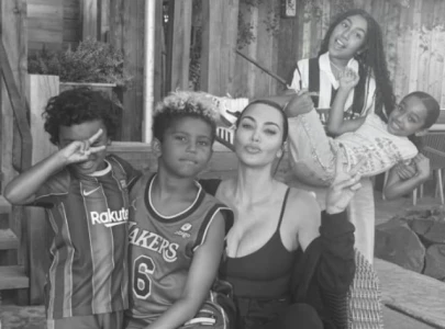 kim kardashian takes kids out on a family vacation summertime funtime