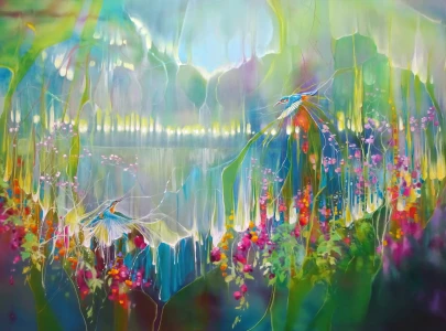 semi abstract magic where art and nature converge