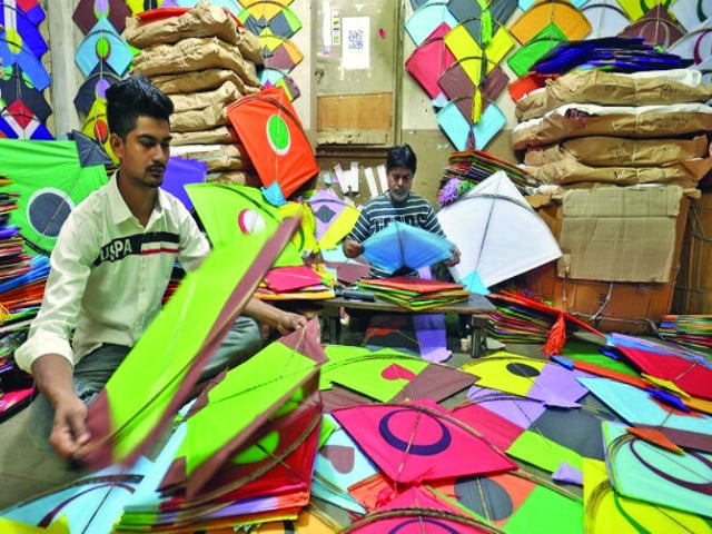 Kite-making soars for Gujarat festival  | The Express Tribune