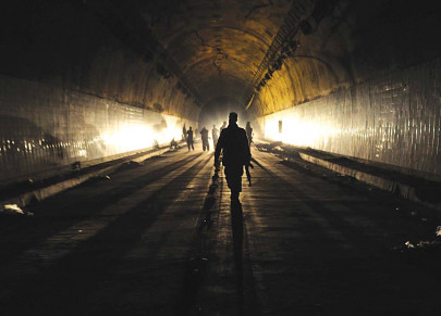 twin suicide attacks kohat tunnel re opens following blast