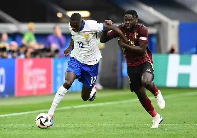 france s randal kolo muani in action with belgium s orel mangala photo reuters france s randal kolo muani in action with belgium s orel mangala photo reuters