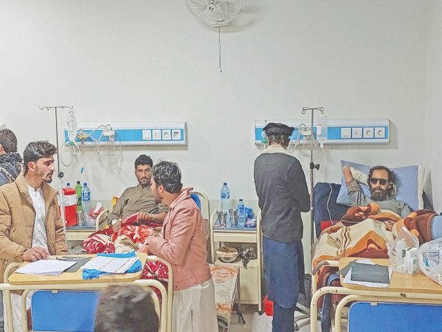 injured victims are treated at a hospital in parachinar on november 27 2024 photo afp