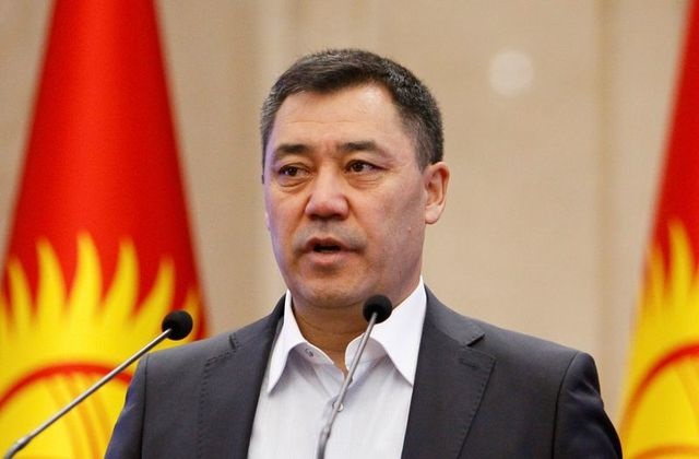 kyrgyzstan s prime minister sadyr japarov delivers a speech during an extraordinary session of parliament in bishkek kyrgyzstan october 16 2020 photo reuters