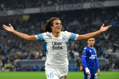 guendouzi inspires marseille to win over lorient